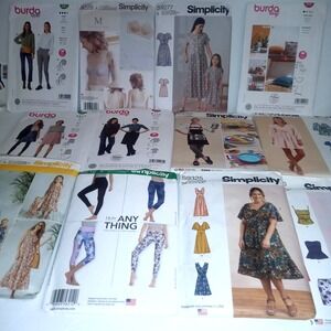 LOT OF 11- Simplicity & MBurda  EasySewing Patterns Vintage - UNCUT